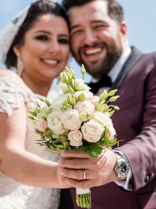 Einblick: Hochzeitspaar Portrait von DJ24.at